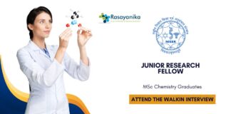 JRF Position at NISER Bhubaneshwar MSc Chemistry Graduates Attend the Walk-In Interview