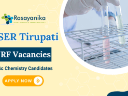 JRF Vacancies at IISER Tirupati | MSc Chemistry Candidates Apply Now