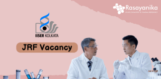JRF Vacancy at IISER Kolkata MSc Chemistry Graduates Attend the Walk-in Interview
