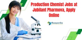 Chemistry BSc Job Opening at Jubilant Pharmova