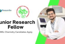 Junior Research Fellow at IBSD | MSc Chemistry Candidates Apply Now