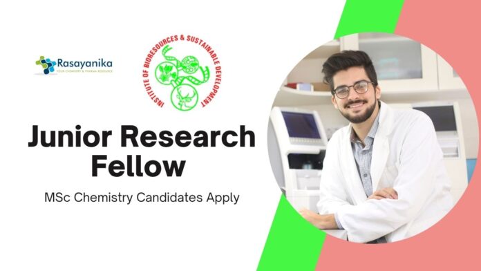 Junior Research Fellow at IBSD | MSc Chemistry Candidates Apply Now