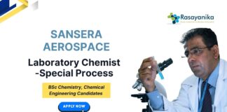 Laboratory Chemist Job Role at Sansera Aerospace | BSc Chemistry Graduates Apply Now