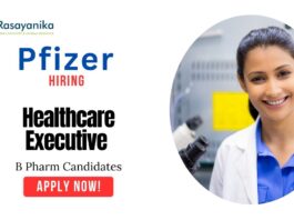 Latest B Pharm Jobs at Pfizer | Apply Now for Healthcare Executive Role