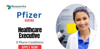 Latest B Pharm Jobs at Pfizer | Apply Now for Healthcare Executive Role