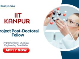 Latest Chemical Engineering Jobs at IIT Kanpur | Apply Now for Project Post-Doctoral Fellow Position