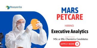 Latest Chemistry Jobs at Mars Petcare Apply Now for Executive Analytics Position