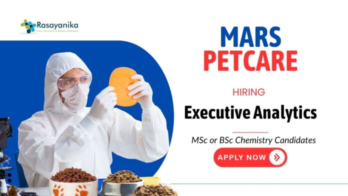 Latest Chemistry Jobs at Mars Petcare Apply Now for Executive Analytics Position