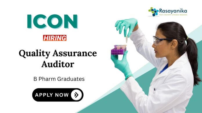 Latest Clinical Research Jobs at ICON | Apply Now for Quality Assurance Auditor Role