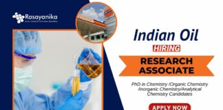 Latest Job at IndianOil R&D Centre PhD Chemistry Candidates Apply Now for the Research Associate Position (3)