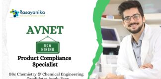 Latest Jobs at AVNET | Chemical Engineering Jobs | BSc Chemistry Candidates Apply Now