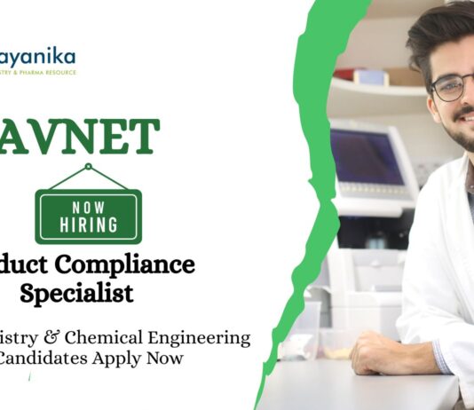Latest Jobs at AVNET | Chemical Engineering Jobs | BSc Chemistry Candidates Apply Now