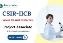 Latest Organic Chemistry Jobs at IICB | Apply Now for Project Associate Position