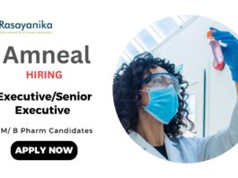 Latest Pharma Jobs at Amneal | Apply Now Senior Executive Position