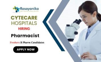Freshers Pharmacist Jobs at Cytecare Hospitals | B Pharm Candidates Apply Now Freshers Pharmacist Jobs at Cytecare Hospitals | B Pharm Candidates Apply Now