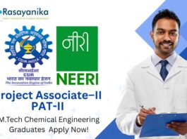 Latest Project Associate Jobs at CSIR-NEERI | M.Tech Chemical Engineering Candidates Apply Now