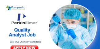 Latest QA Jobs at PerkinElmer | MSc Chemistry Candidates Apply Now