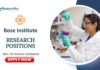 Latest Research Positions at Bose Institute | M Pharm Candidates Apply Now