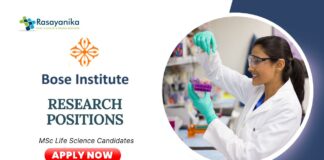 Latest Research Positions at Bose Institute | M Pharm Candidates Apply Now