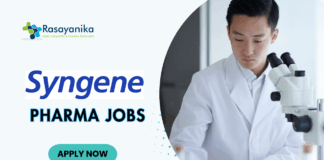 MSc Pharmaceutics Jobs at Syngene