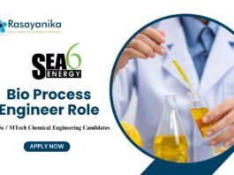 M Tech Chemical Engineering Job at Sea6 Energy | Apply Now for Bio Process Engineer Role