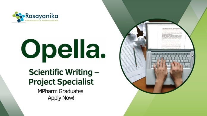 MPharm Jobs At Opella | Apply Now For The Scientific Writing – Project Specialist Role