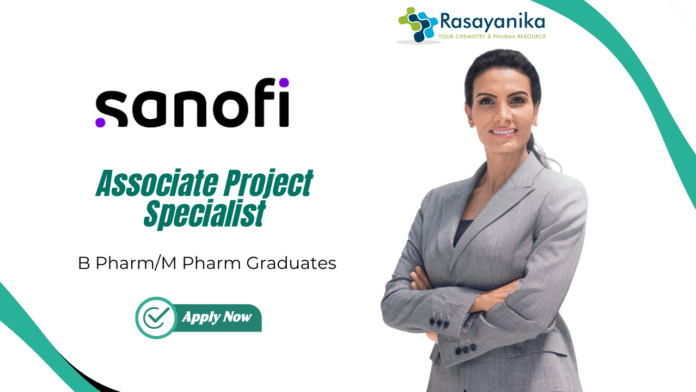 MPharm Jobs at Sanofi - Apply Now for the Associate Project Specialist Role (1)