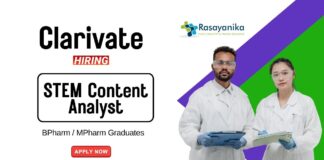 MSc Biotechnology Jobs at Clarivate Apply Now for the Associate STEM Content Analyst Role (1)