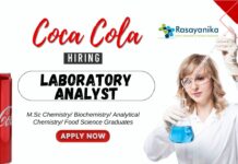 MSc Chemistry Jobs at Coca-Cola