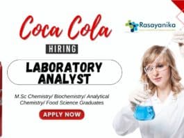 MSc Chemistry Jobs at Coca-Cola