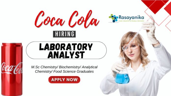 MSc Chemistry Jobs at Coca-Cola