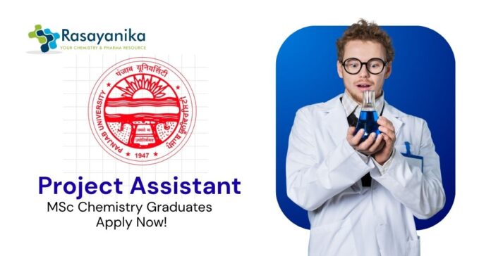 MSc Chemistry Jobs at Panjab University | Apply Now For The Project Assistant Role