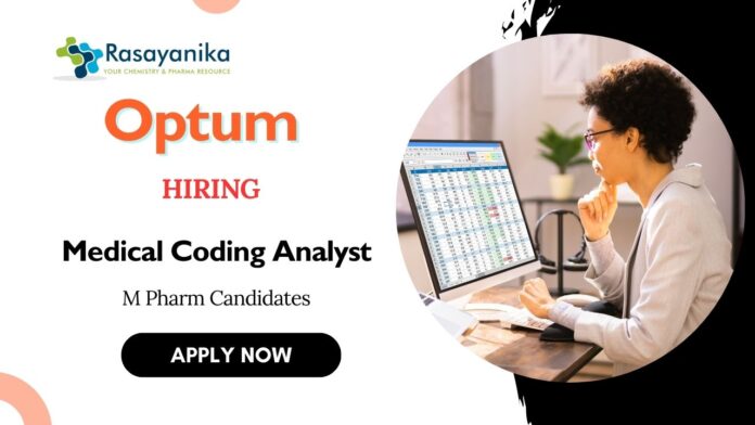 Medical Coding Jobs at Optum | M Pharm Apply Now 