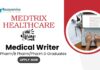 Medical Writer Jobs at MedTrix Healthcare | MPharm Graduates Apply Now