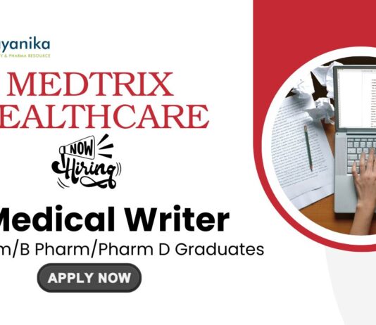 Medical Writer Jobs at MedTrix Healthcare | MPharm Graduates Apply Now