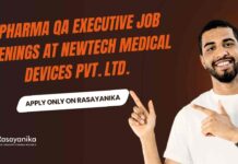 BPharma QA Job Vacancies at Newtech Medical Devices Pvt. Ltd.