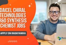 Chemist Job Openings at Daicel Chiral Technologies