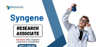 Organic Chemistry Jobs for Freshers Apply Now for the Research Associate Position at Syngene (1)