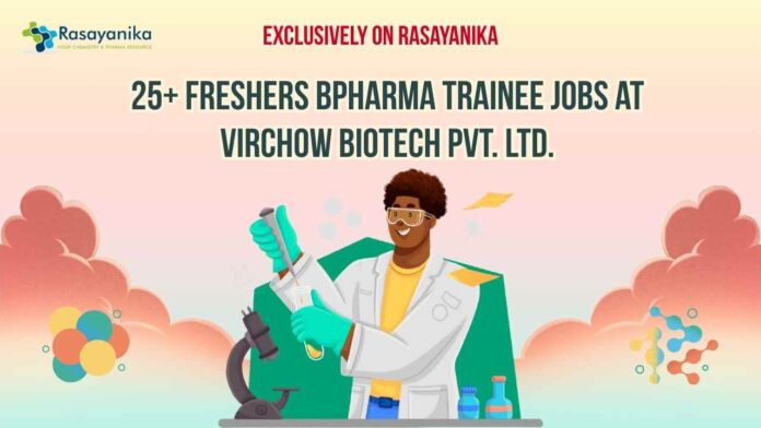 BPharma Freshers Job Vacancies