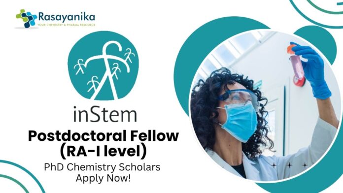 PhD Chemistry Jobs at inSTEM | Apply Now For The Postdoctoral Fellow Role