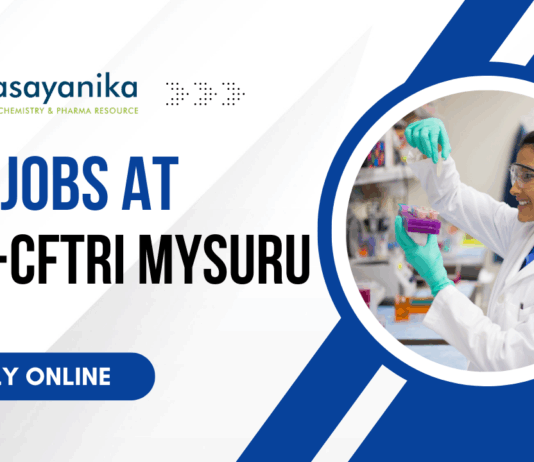 PhD Jobs at CSIR-CFTRI Mysuru – Research Associate Position Open