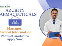 PharmD Jobs at Azurity Pharmaceuticals | Apply Now For The Manager, Medical Information Role