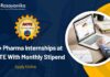 Pharma Internships at AICTE