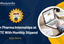 Pharma Internships at AICTE