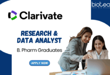 Hybrid Pharma Jobs at Clarivate - Apply Now for the Research & Data Analyst Role