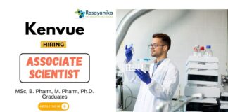 Pharma Jobs at Kenvue Apply Now for the Associate Scientist Position (3)