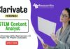 Pharma Jobs for Freshers at Clarivate Apply Now for the Associate  STEM Content Analyst Role
