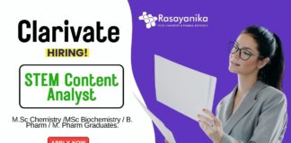 Pharma Jobs for Freshers at Clarivate Apply Now for the Associate  STEM Content Analyst Role
