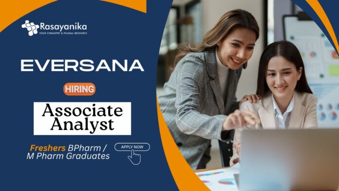 Pharma Jobs for Freshers at Eversana Apply Now for the Associate Analyst Role (1)