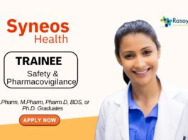 Pharma Jobs for Freshers at Syneos Health Apply Now for the Safety & Pharmacovigilance - Trainee Role